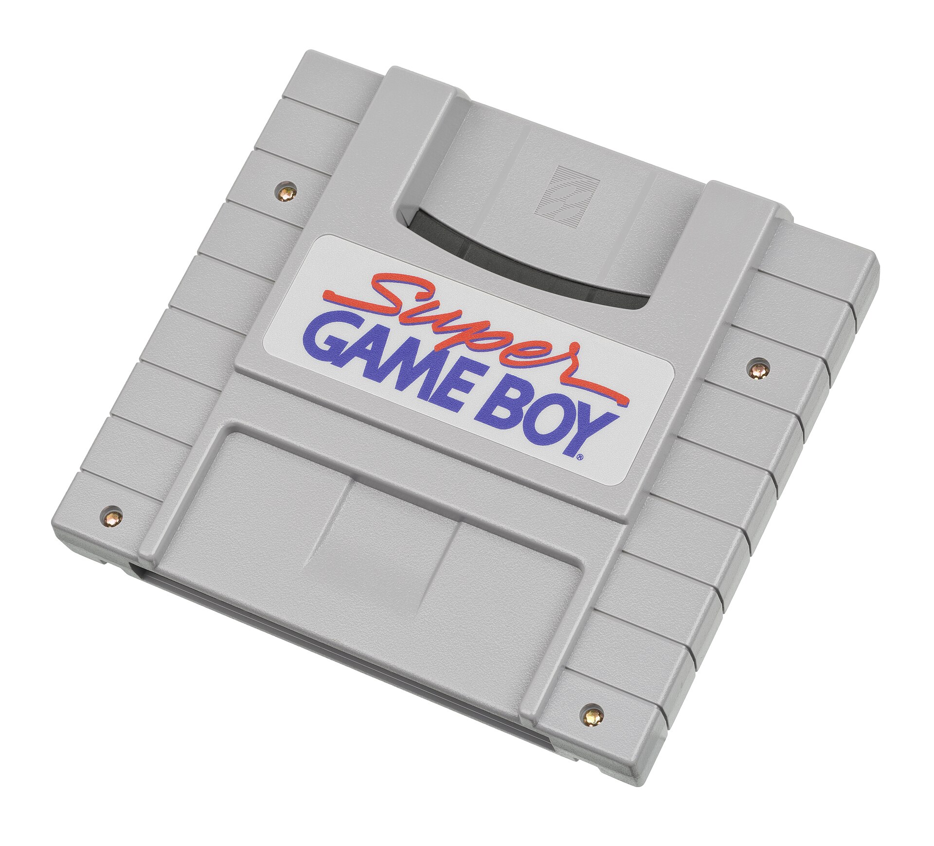 The Super Game Boy for the Super Nintendo video game console. Developed and released by Nintendo as a way to play Game Boy games on your television, the Super Game Boy contains a "Game Boy on a board", only using the Super Nintendo to handle video out and controller input.